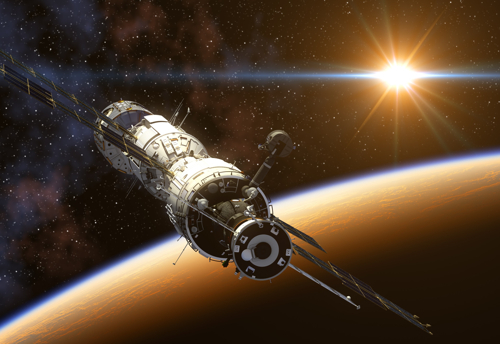 Space Station Theme Image